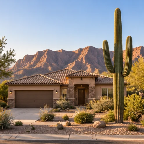 Arizona suburban home when mortgage payments become hard to manage